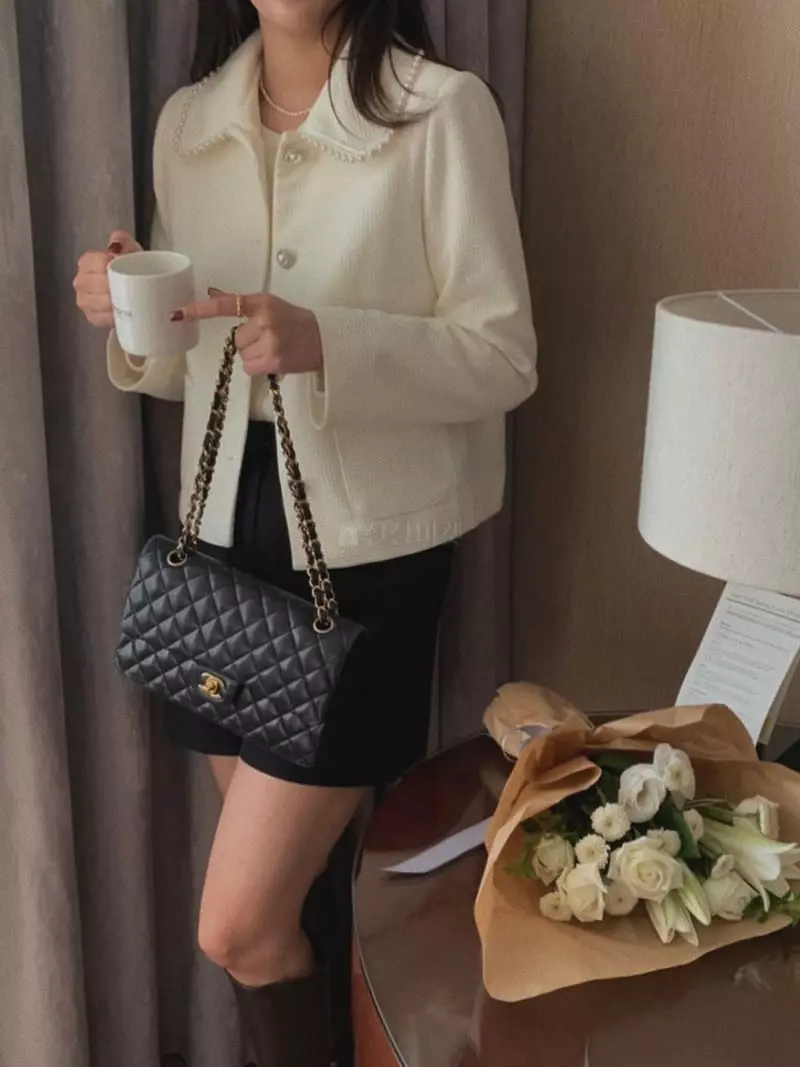 Magnet - Korean Women Fashion - #womensfashion - Pearl Twid Jacket - 2