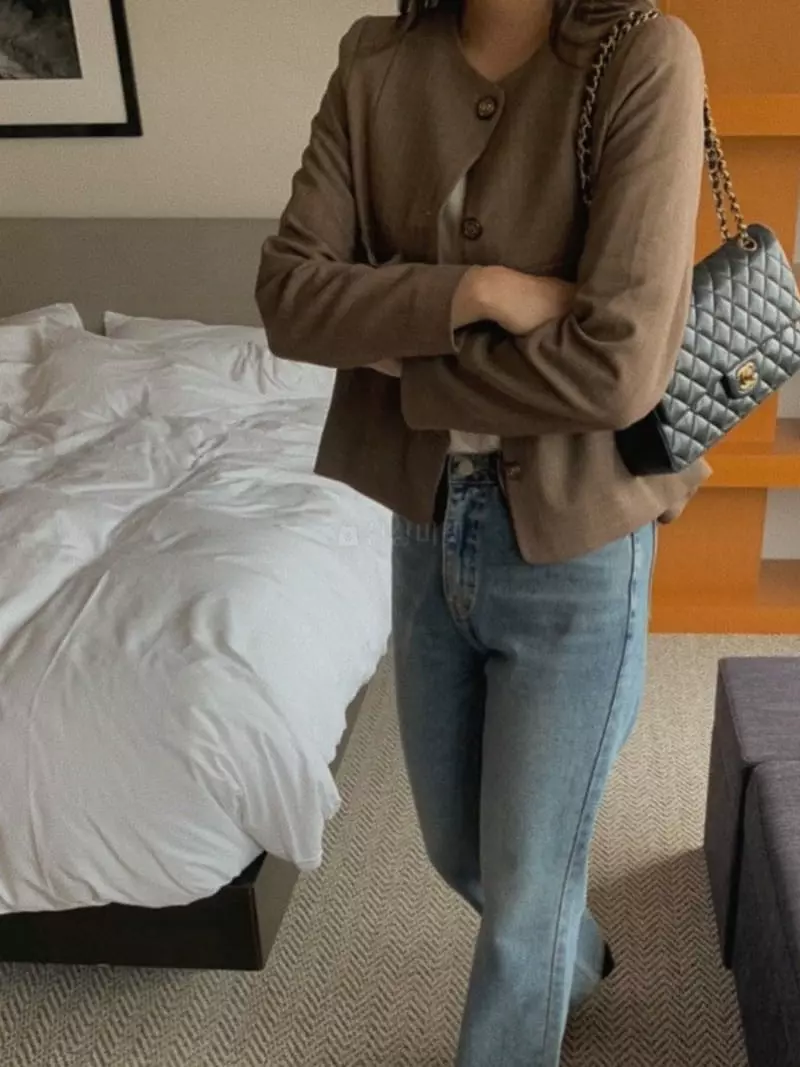 Magnet - Korean Women Fashion - #womensfashion - Oat Check Jakcet - 10