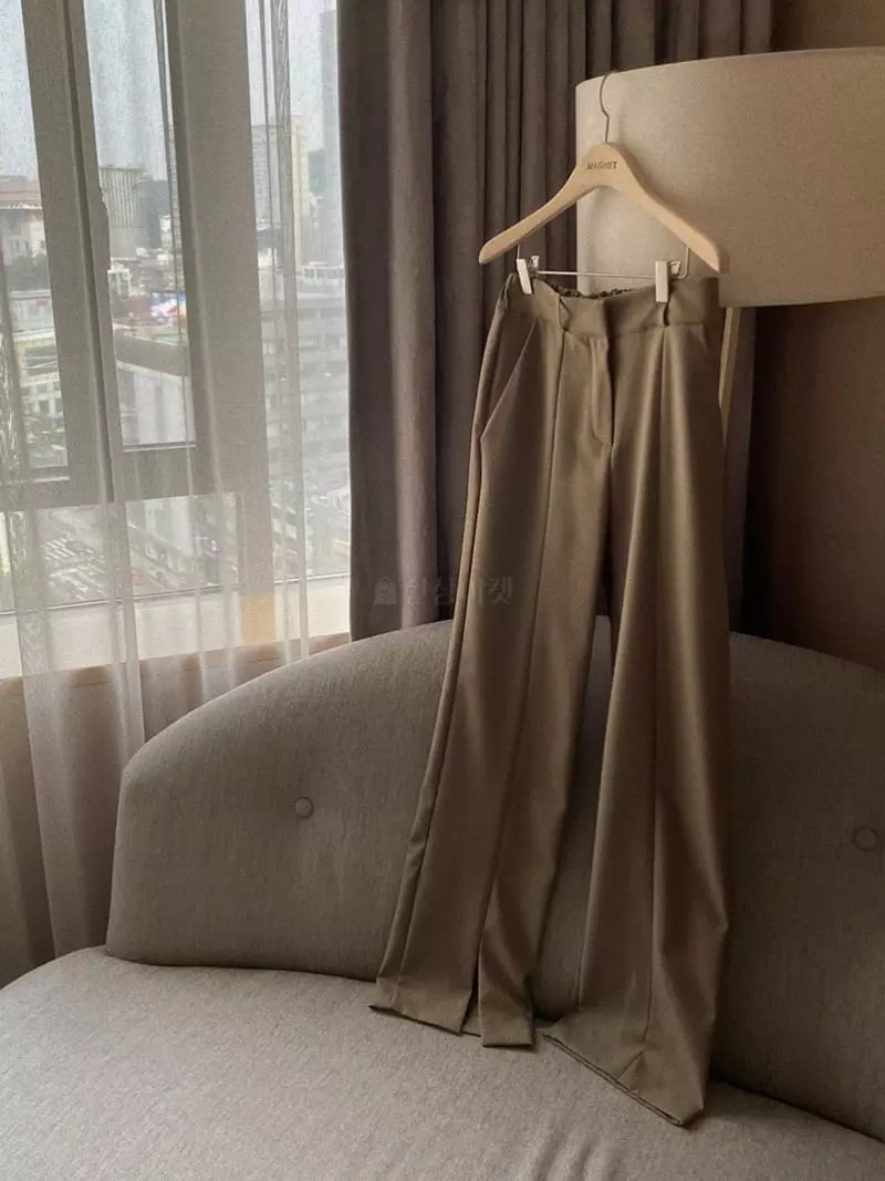 Magnet - Korean Women Fashion - #womensfashion - Front Slit Pants - 2