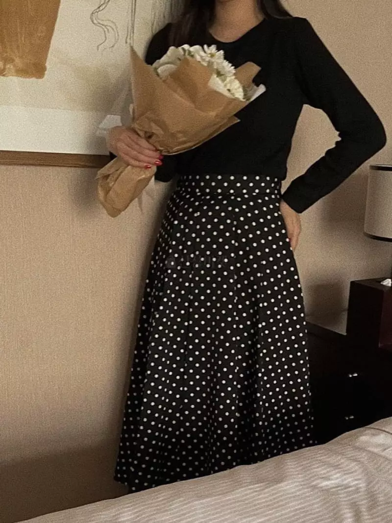 Magnet - Korean Women Fashion - #womensfashion - Dot Skirt - 10