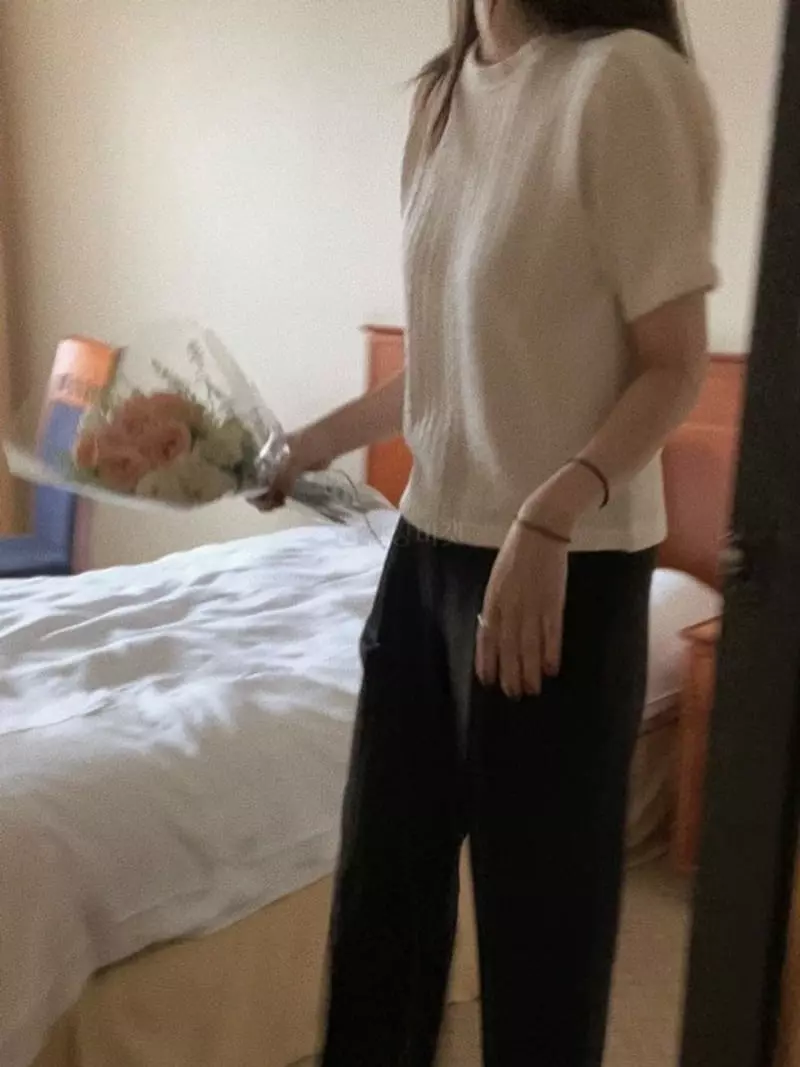Magnet - Korean Women Fashion - #momslook - Twist Knit Tee - 4