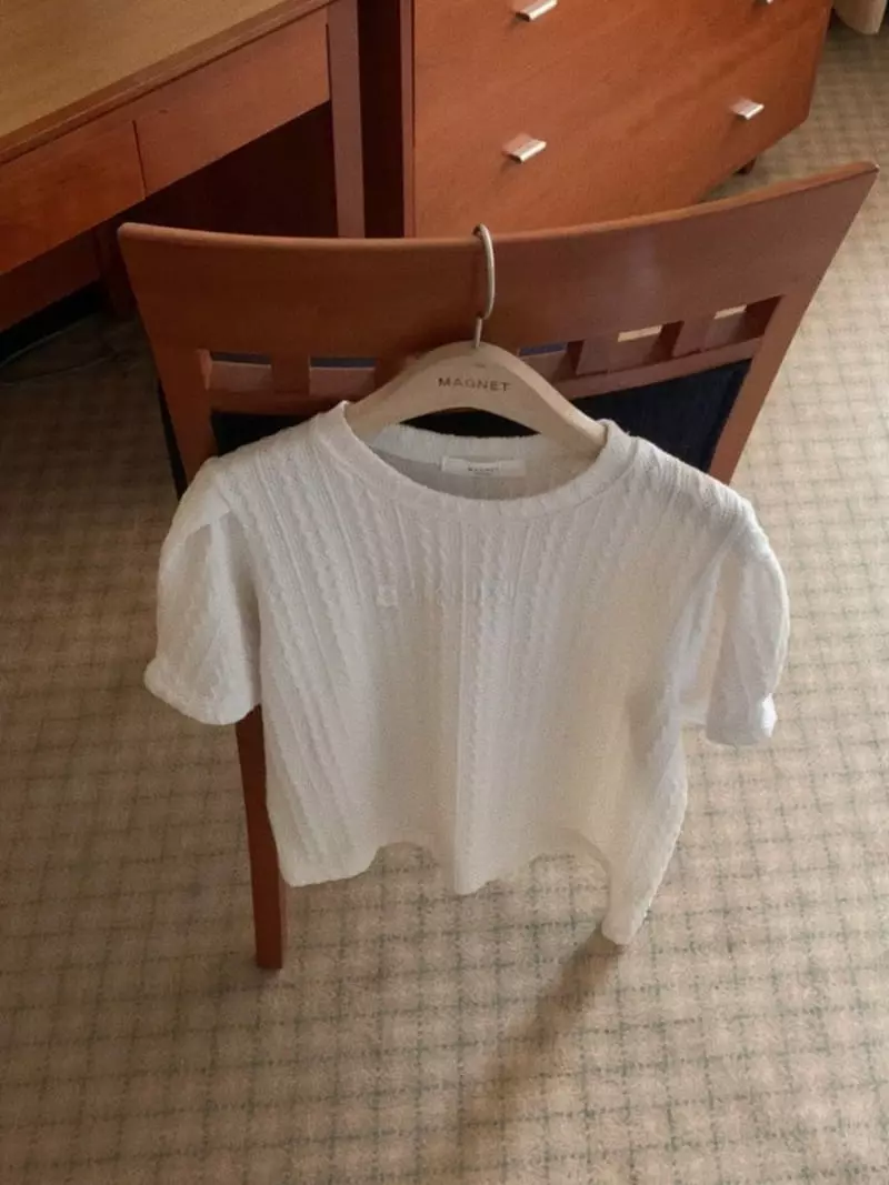 Magnet - Korean Women Fashion - #womensfashion - Twist Knit Tee - 6