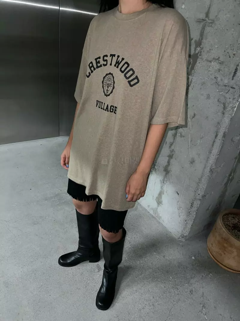 Maint - Korean Women Fashion - #momslook - Pigment Wahing Tee - 3