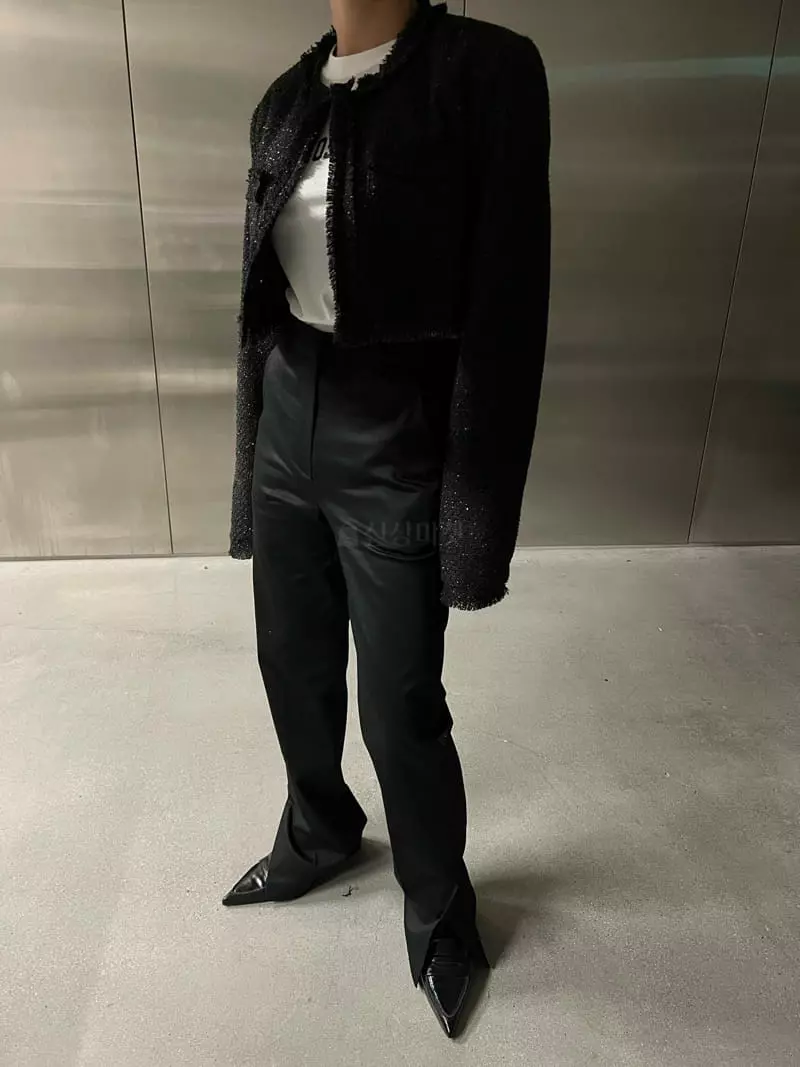 Maint - Korean Women Fashion - #momslook - Slit Pants - 11