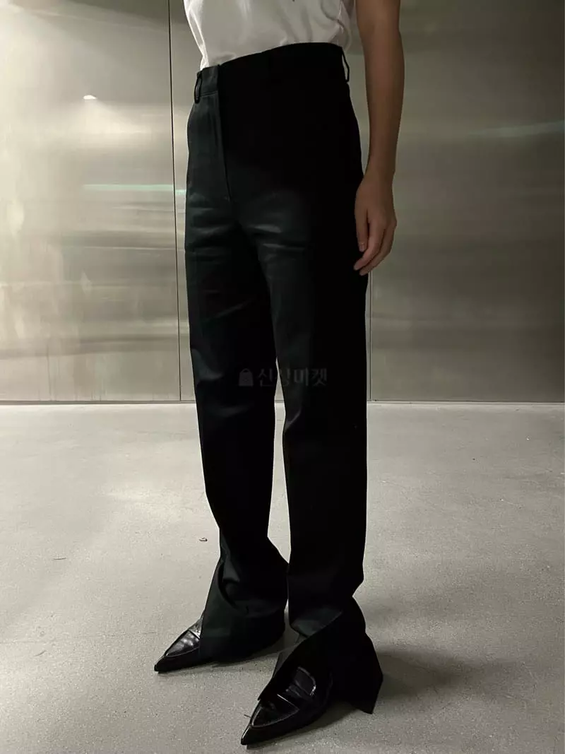 Maint - Korean Women Fashion - #momslook - Slit Pants - 7