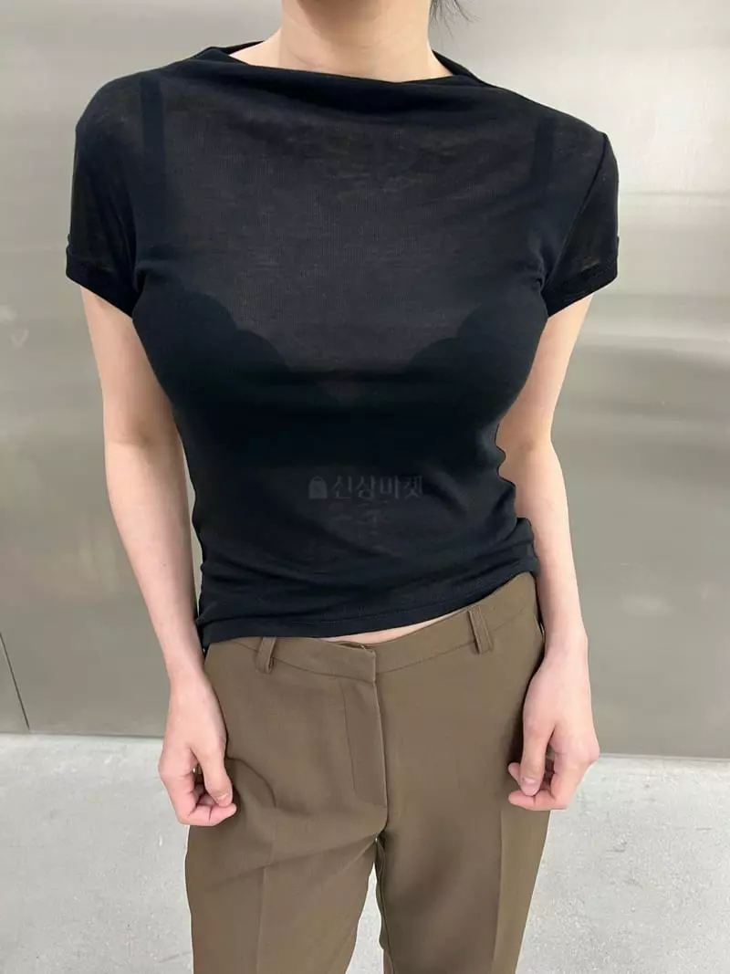Maint - Korean Women Fashion - #momslook - Cash Tee - 5