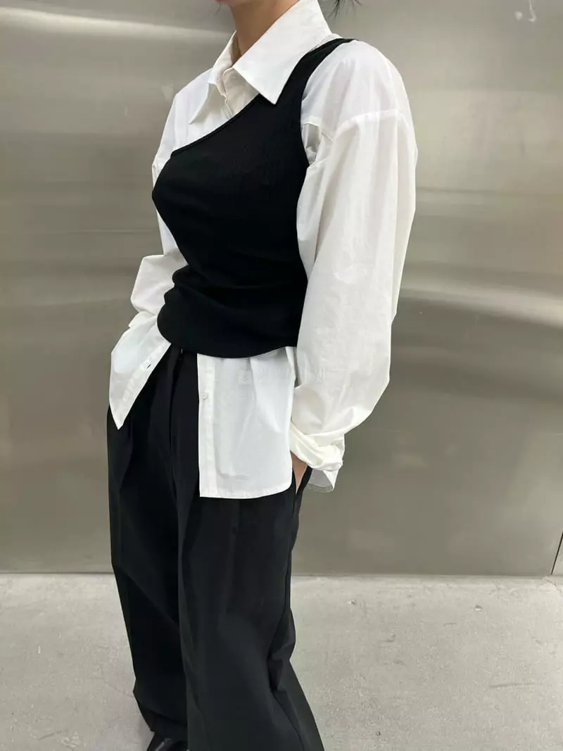 Maint - Korean Women Fashion - #momslook - Unbal Top - 2