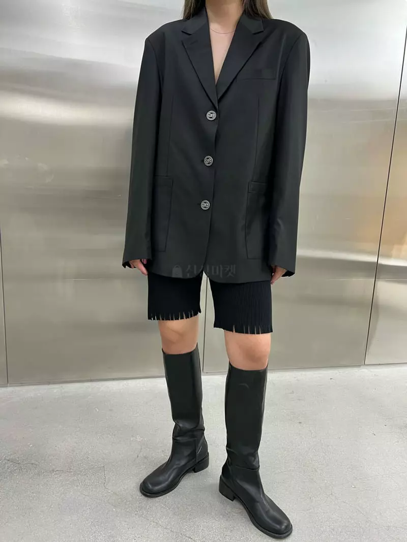 Maint - Korean Women Fashion - #momslook - Slit Biker Pants - 3