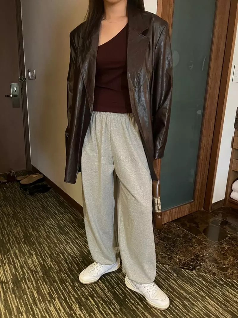 Maint - Korean Women Fashion - #womensfashion - Stan Leater Jacket - 4