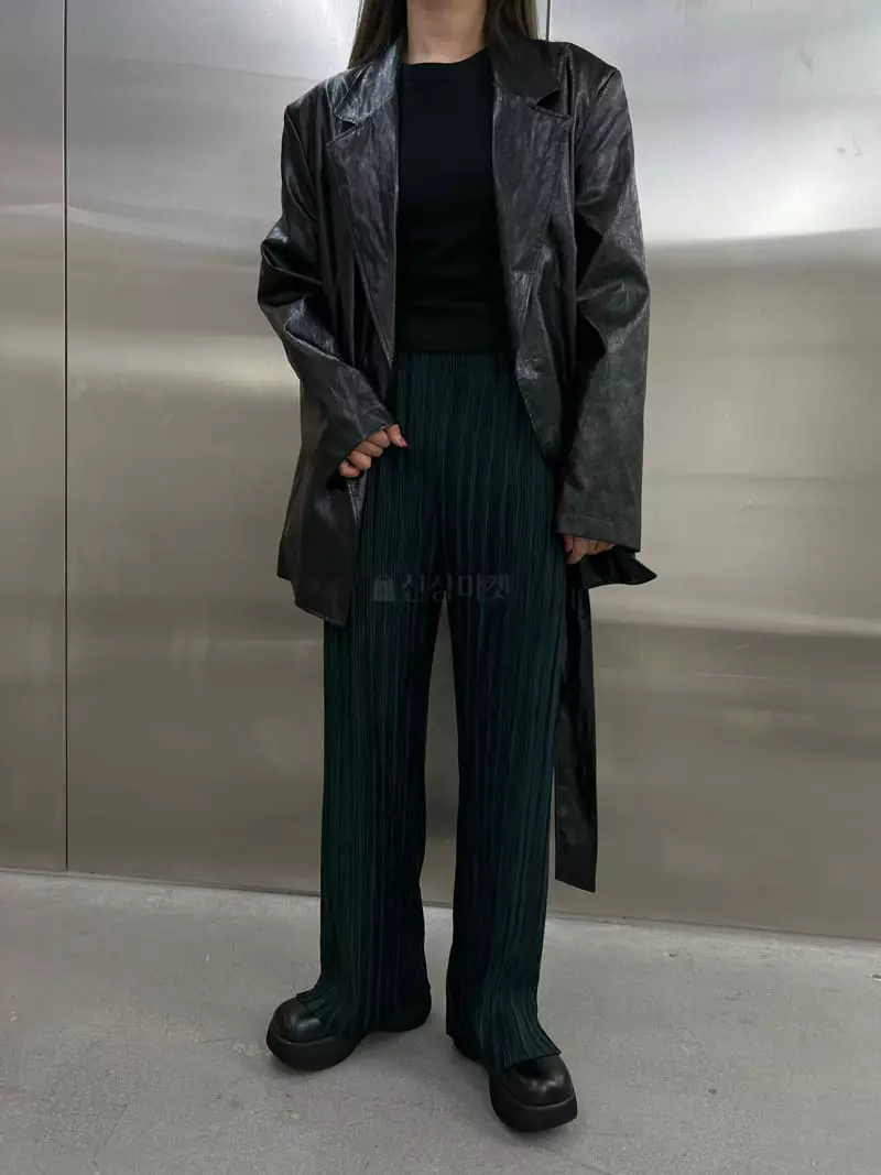 Maint - Korean Women Fashion - #momslook - Mood Pleats Pants - 3