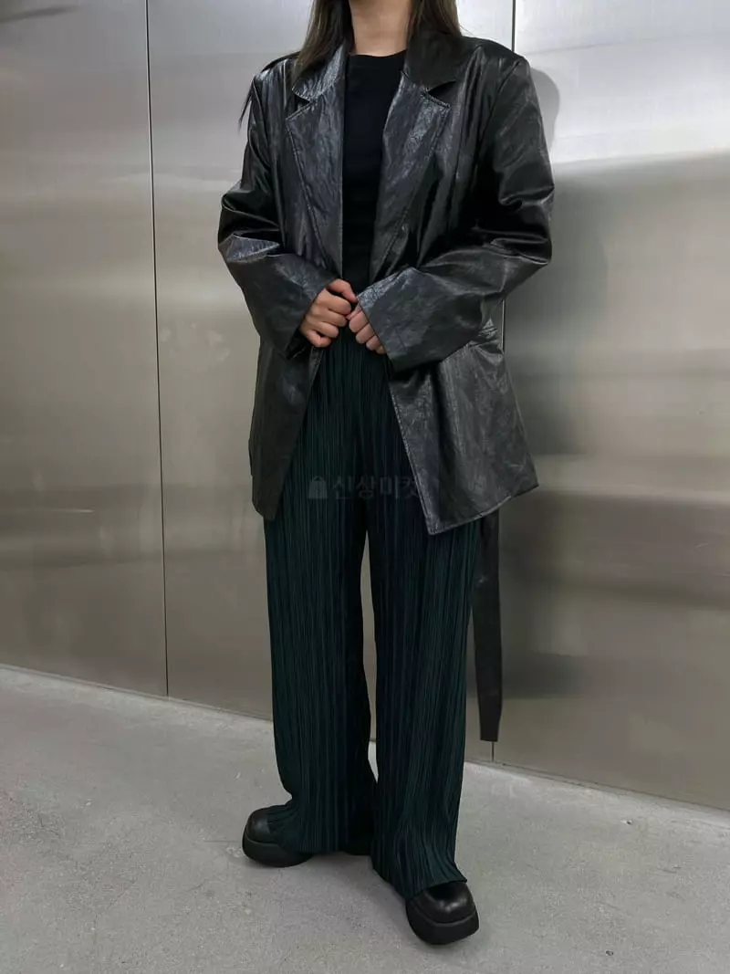 Maint - Korean Women Fashion - #momslook - Mood Pleats Pants - 5