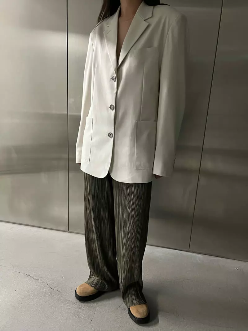 Maint - Korean Women Fashion - #momslook - Mood Pleats Pants - 7