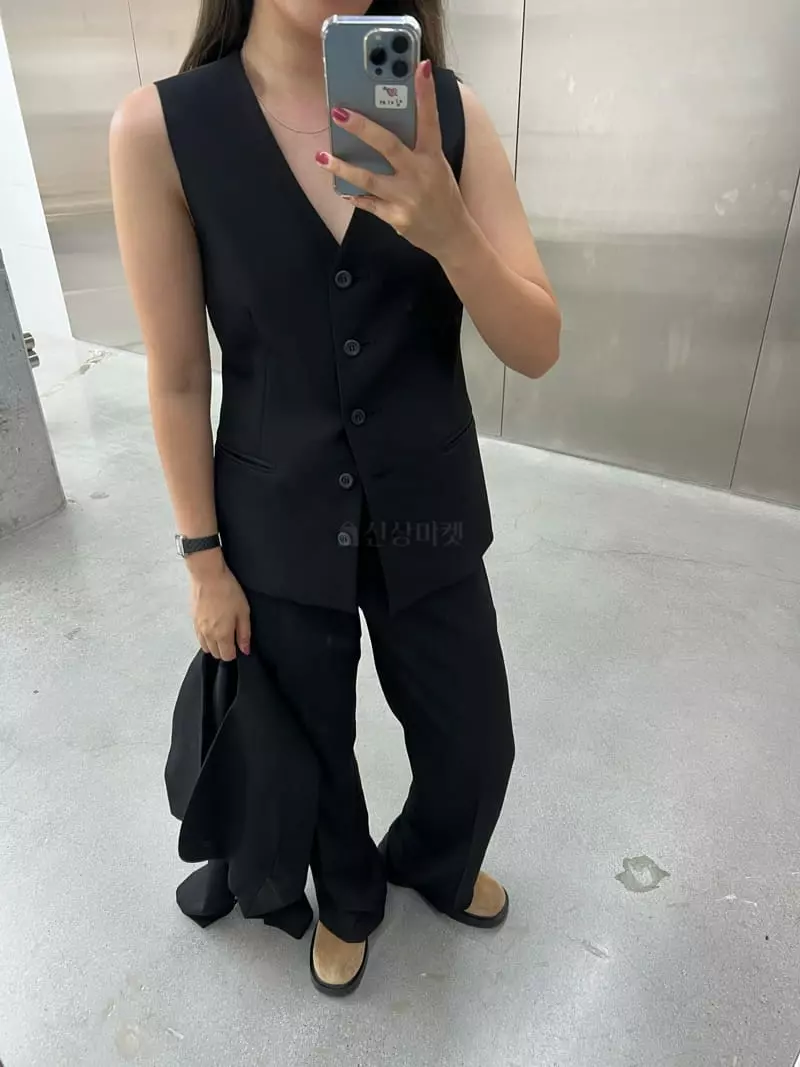 Maint - Korean Women Fashion - #momslook - Mesh Vest - 7