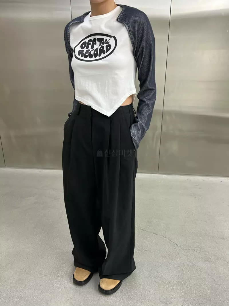 Maint - Korean Women Fashion - #momslook - Record Tee - 2
