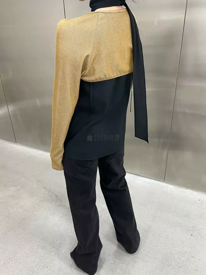 Maint - Korean Women Fashion - #momslook - Rib Tee - 10