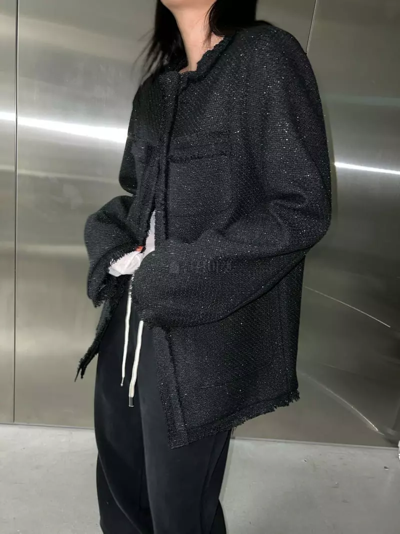 Maint - Korean Women Fashion - #momslook - Shasha Twid Jacket - 11