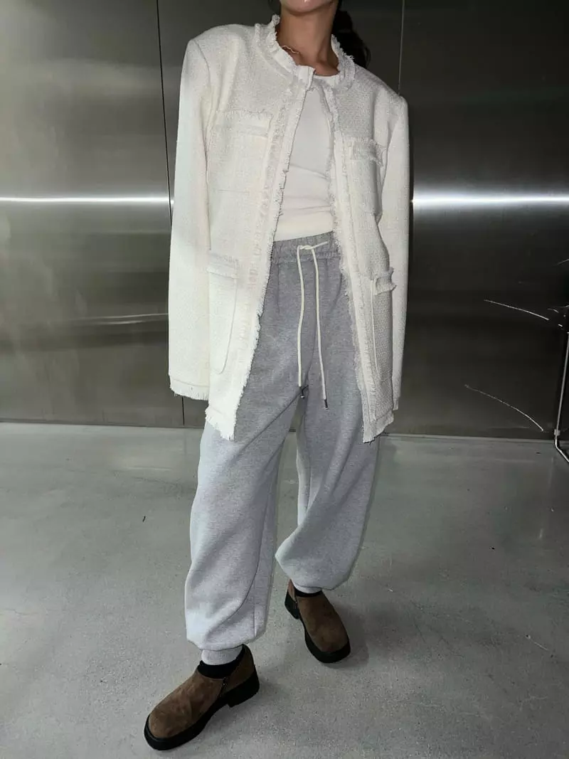 Maint - Korean Women Fashion - #momslook - Shasha Twid Jacket - 3