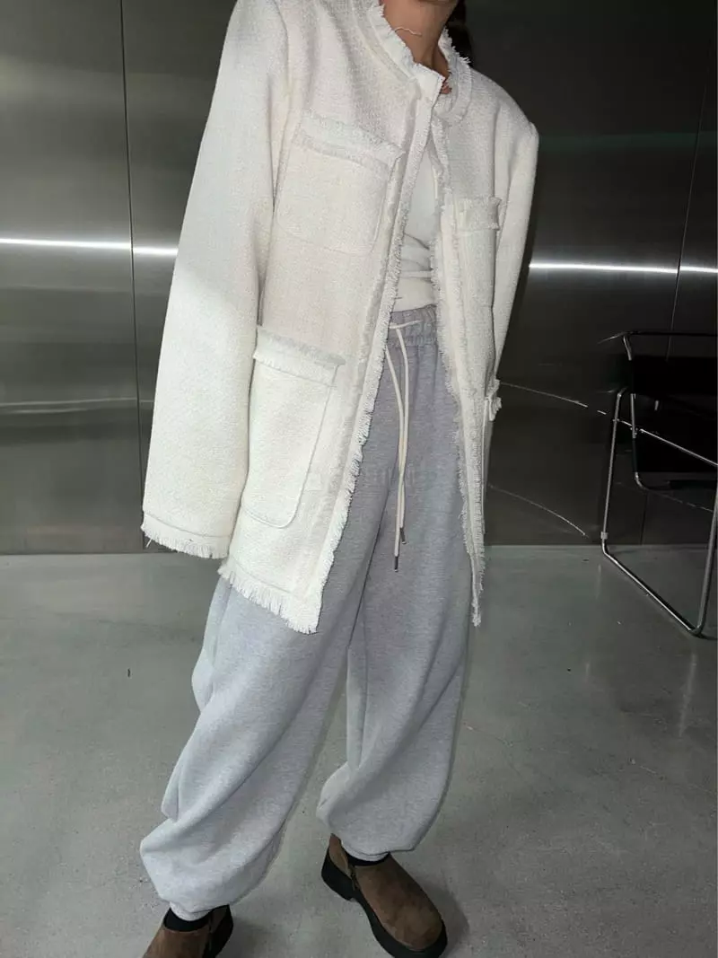 Maint - Korean Women Fashion - #momslook - Shasha Twid Jacket - 7