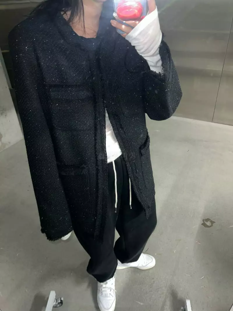 Maint - Korean Women Fashion - #momslook - Shasha Twid Jacket - 9