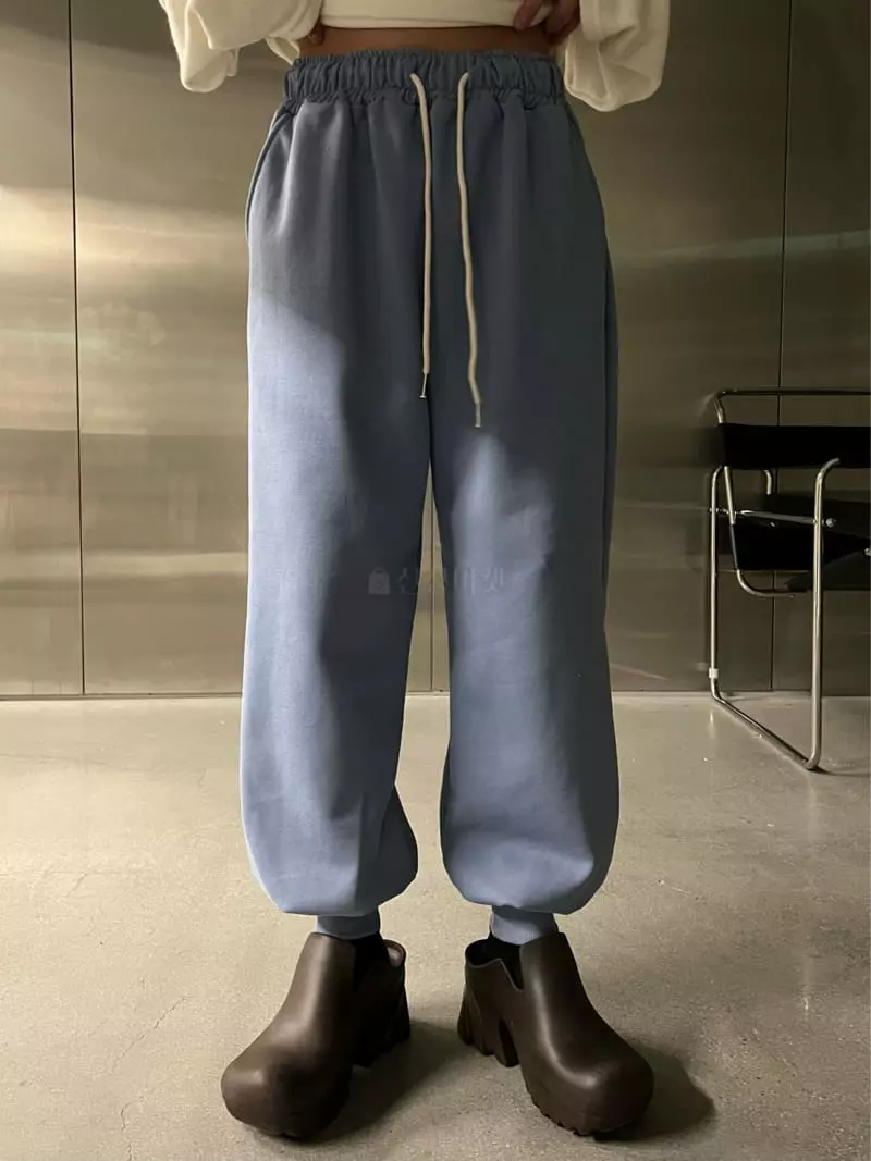 Maint - Korean Women Fashion - #momslook - Fleece Lip Pants - 6
