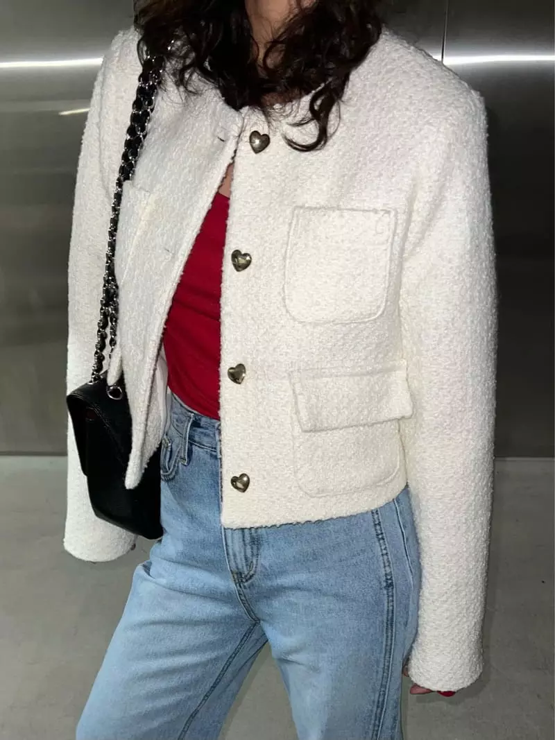 Maint - Korean Women Fashion - #momslook - Twid Jacket - 4
