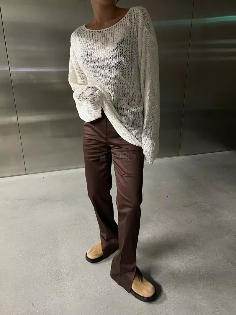 Maint - Korean Women Fashion - #pursuepretty - Slit Pants