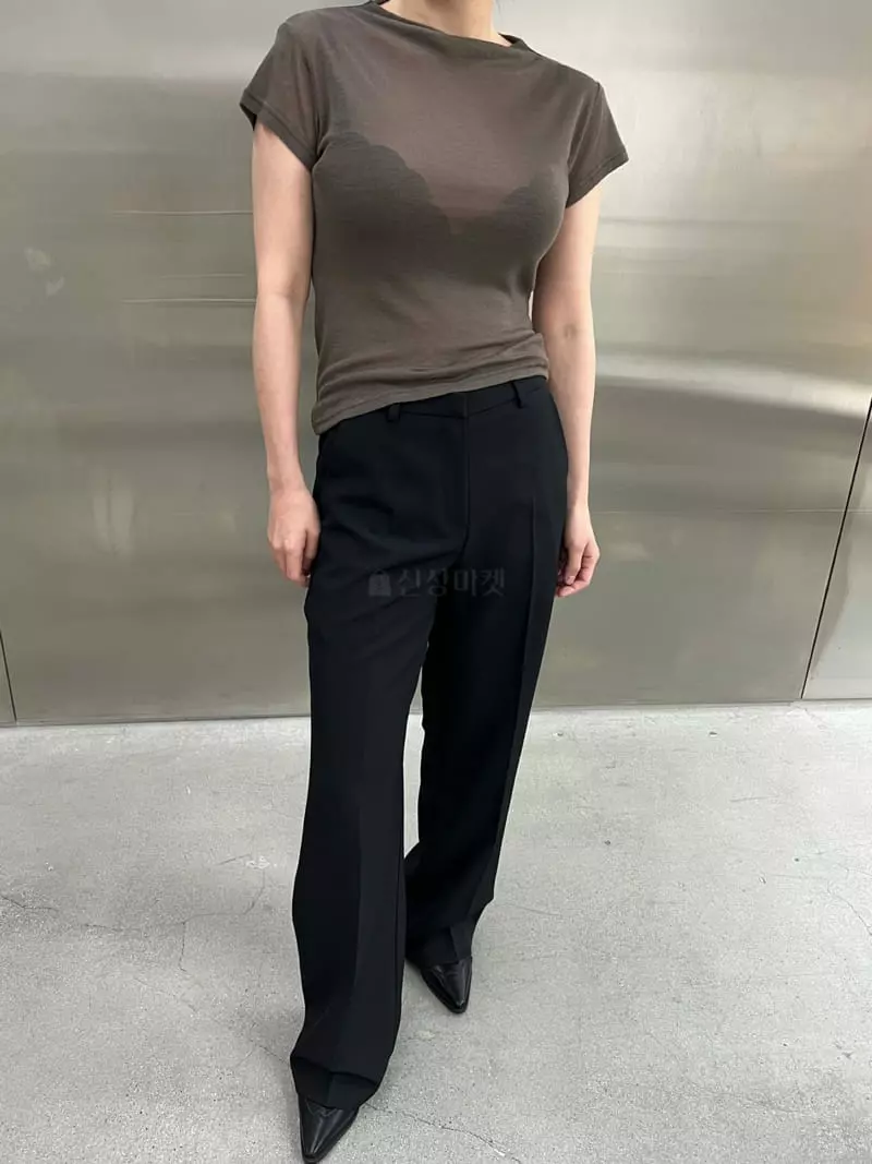 Maint - Korean Women Fashion - #pursuepretty - Mesh Pants - 11