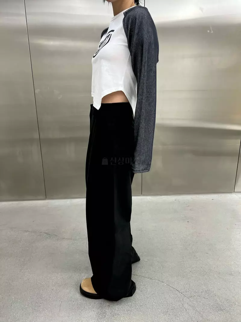 Maint - Korean Women Fashion - #pursuepretty - Rib Tee - 2