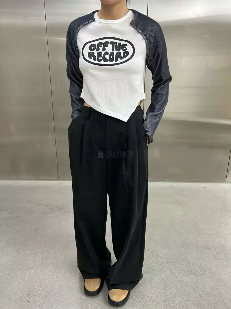 Maint - Korean Women Fashion - #restrostyle - Rib Tee - 4