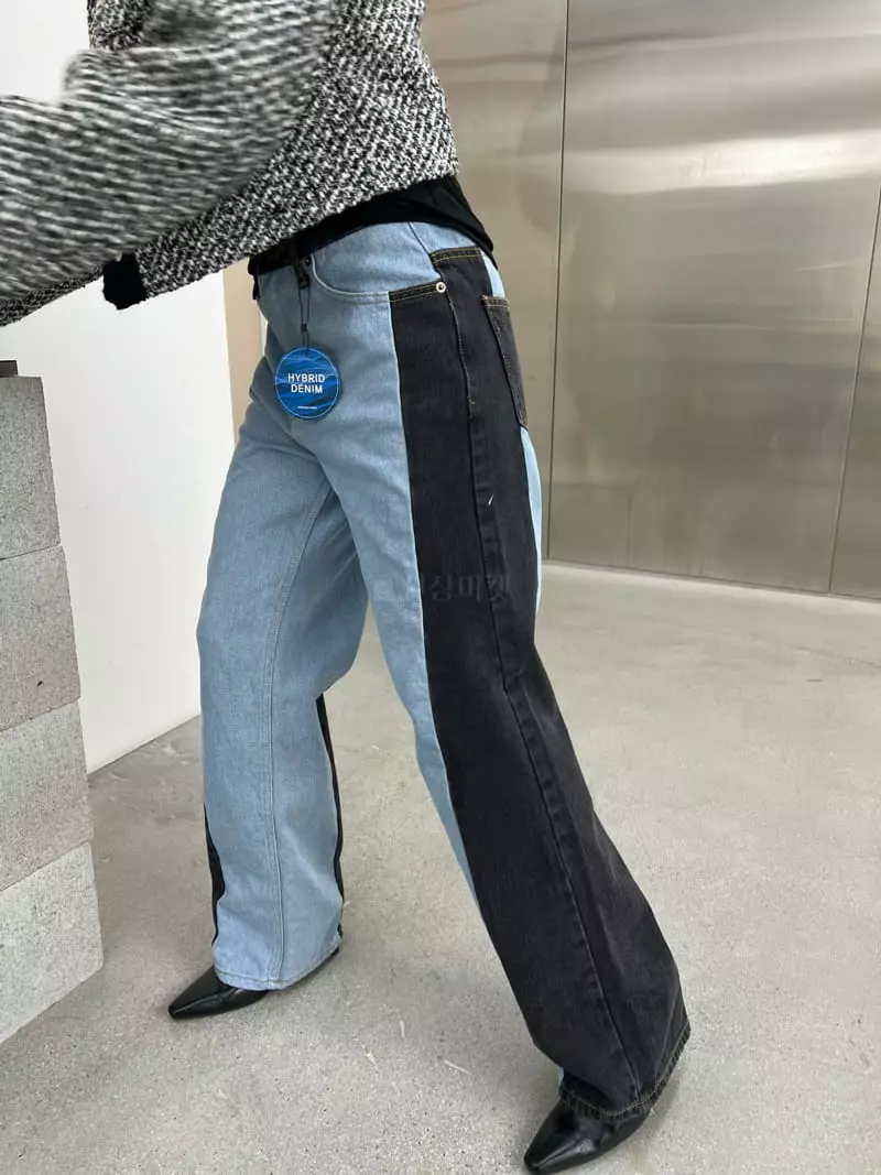 Maint - Korean Women Fashion - #romanticstyle - 2209 Hybrid Jeans - 11