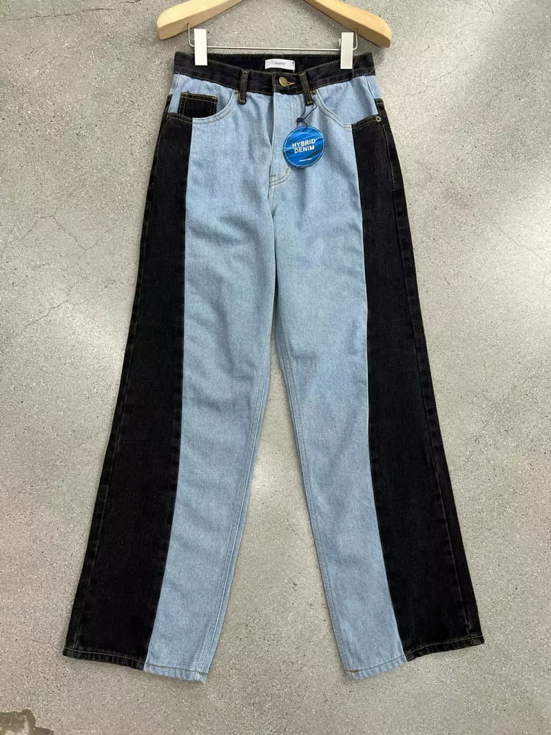 Maint - Korean Women Fashion - #shopsmall - 2209 Hybrid Jeans - 12
