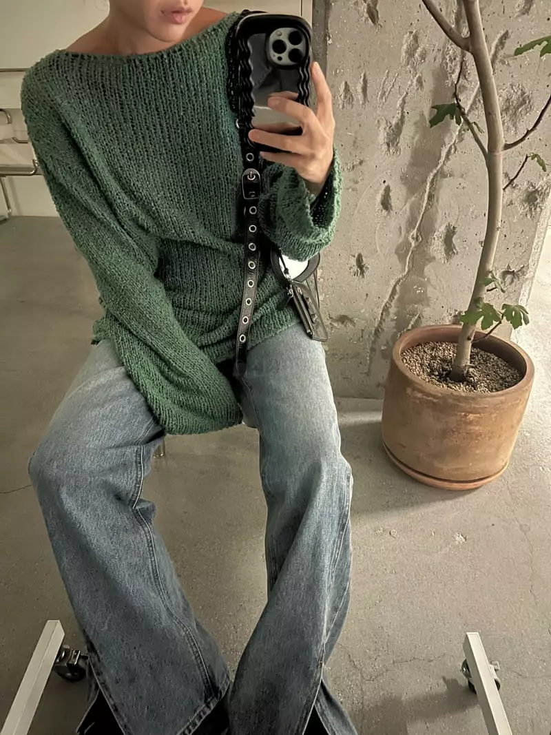 Maint - Korean Women Fashion - #womensfashion - Toto Knit Tee - 4