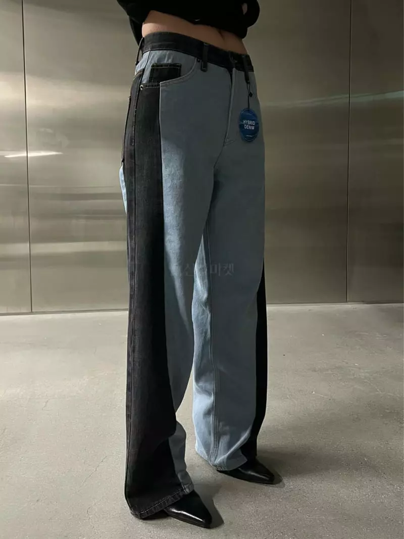 Maint - Korean Women Fashion - #vintagekidsstyle - 2209 Hybrid Jeans - 8