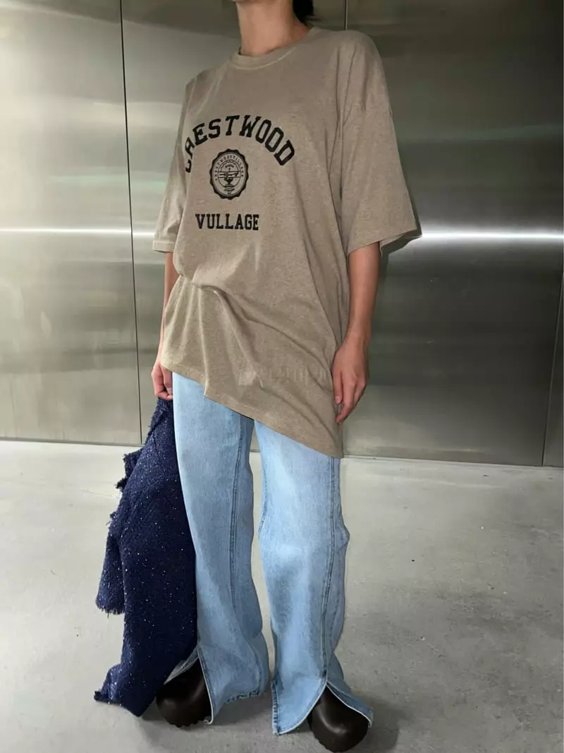 Maint - Korean Women Fashion - #womensfashion - Pigment Wahing Tee - 6