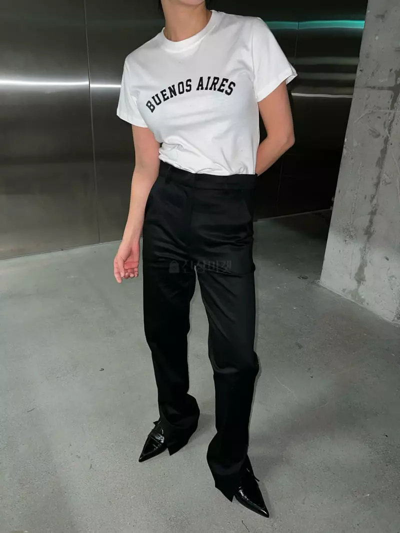 Maint - Korean Women Fashion - #womensfashion - Slit Pants - 8