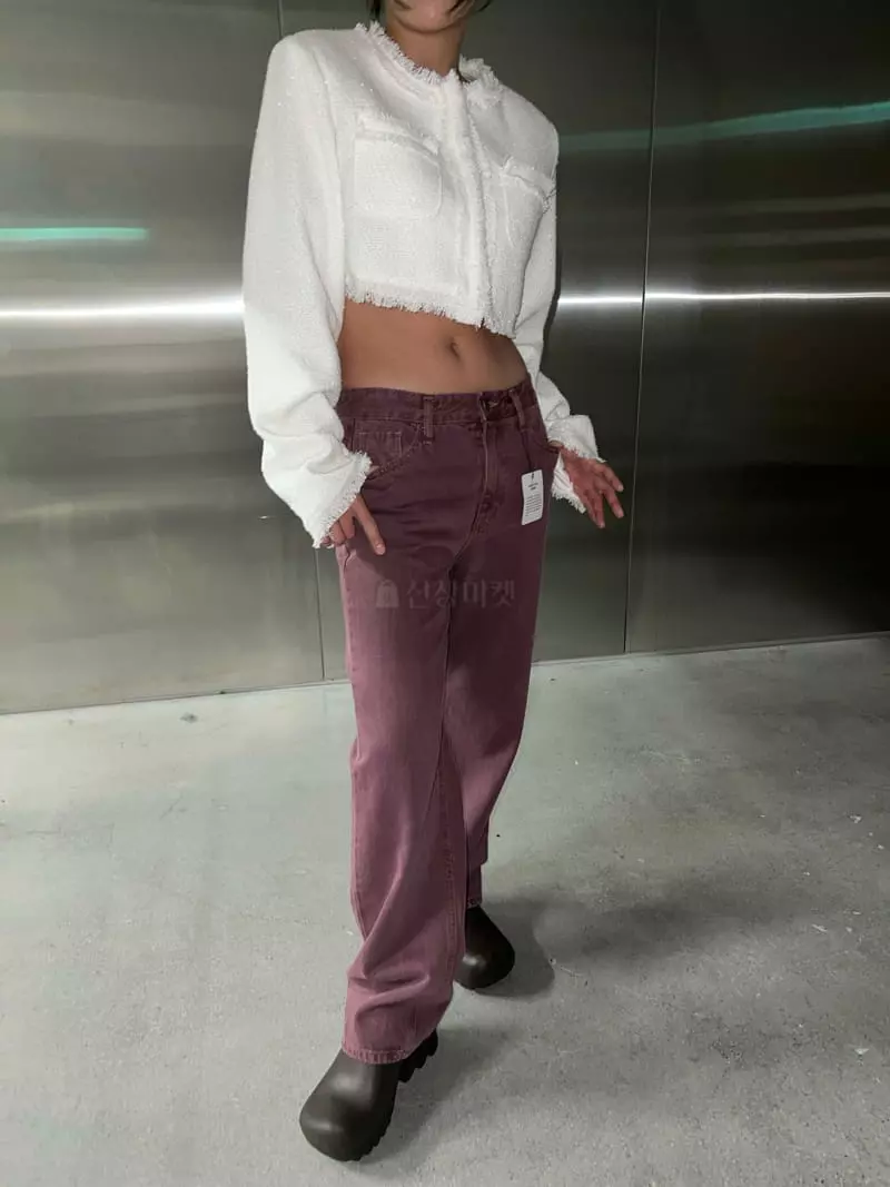 Maint - Korean Women Fashion - #womensfashion - Elly Crop Twid Jacket - 6