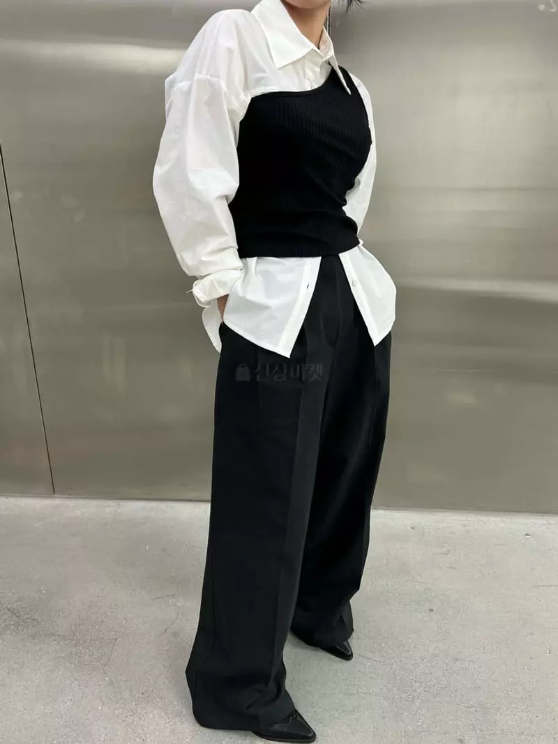 Maint - Korean Women Fashion - #womensfashion - Unbal Top - 3