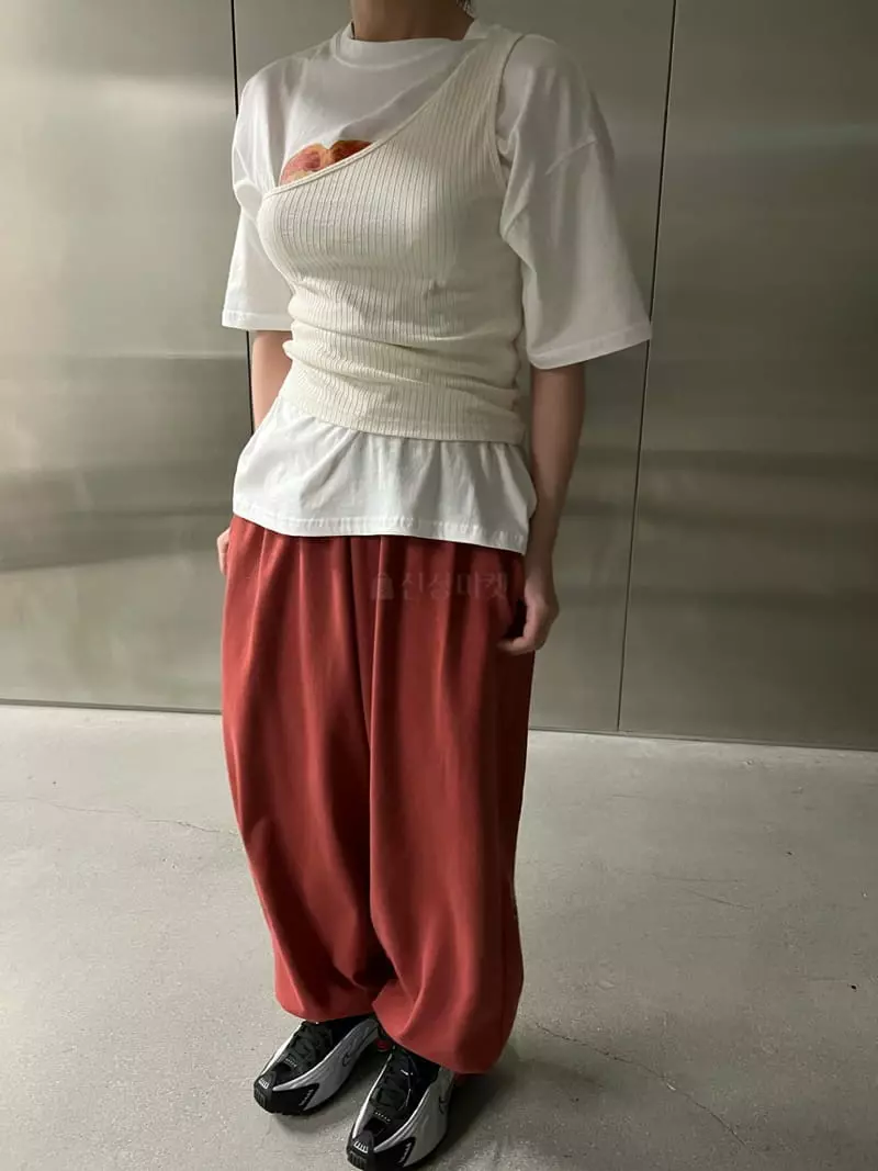 Maint - Korean Women Fashion - #womensfashion - Unbal Top - 9