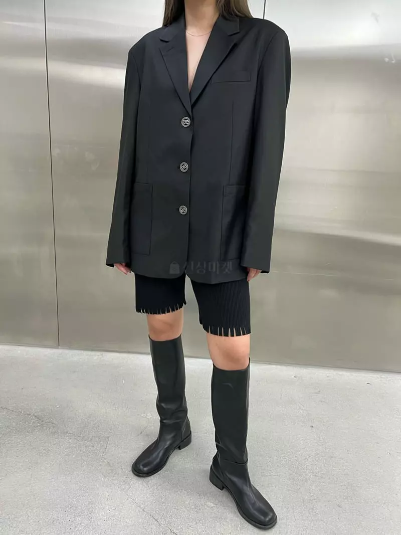Maint - Korean Women Fashion - #momslook - Slit Biker Pants - 4