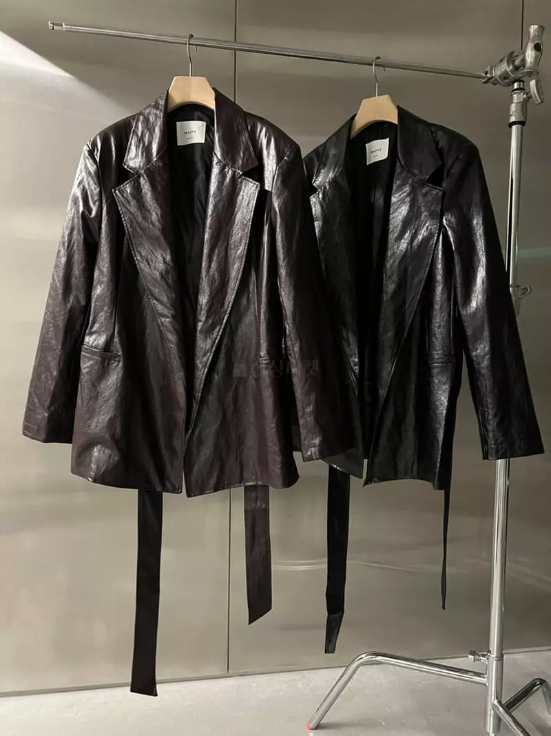 Maint - Korean Women Fashion - #womensfashion - Stan Leater Jacket - 9