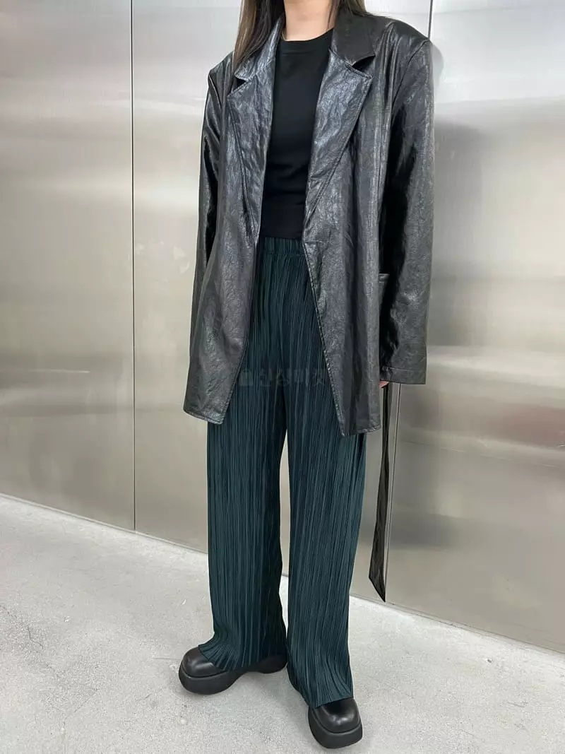 Maint - Korean Women Fashion - #womensfashion - Mood Pleats Pants - 6