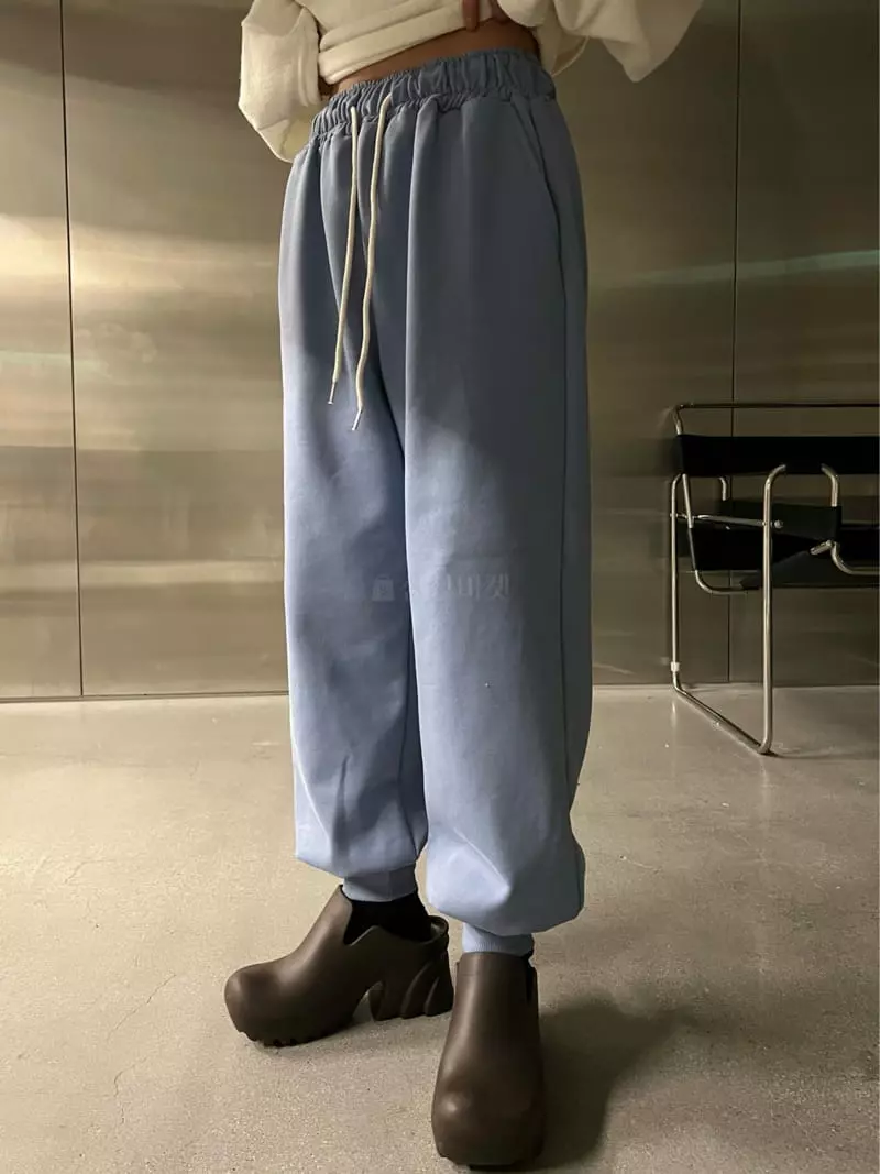 Maint - Korean Women Fashion - #womensfashion - Fleece Lip Pants - 5