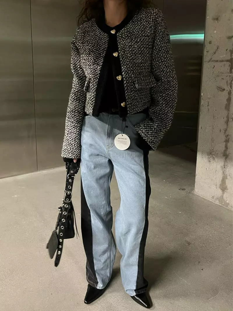 Maint - Korean Women Fashion - #womensfashion - Twid Jacket
