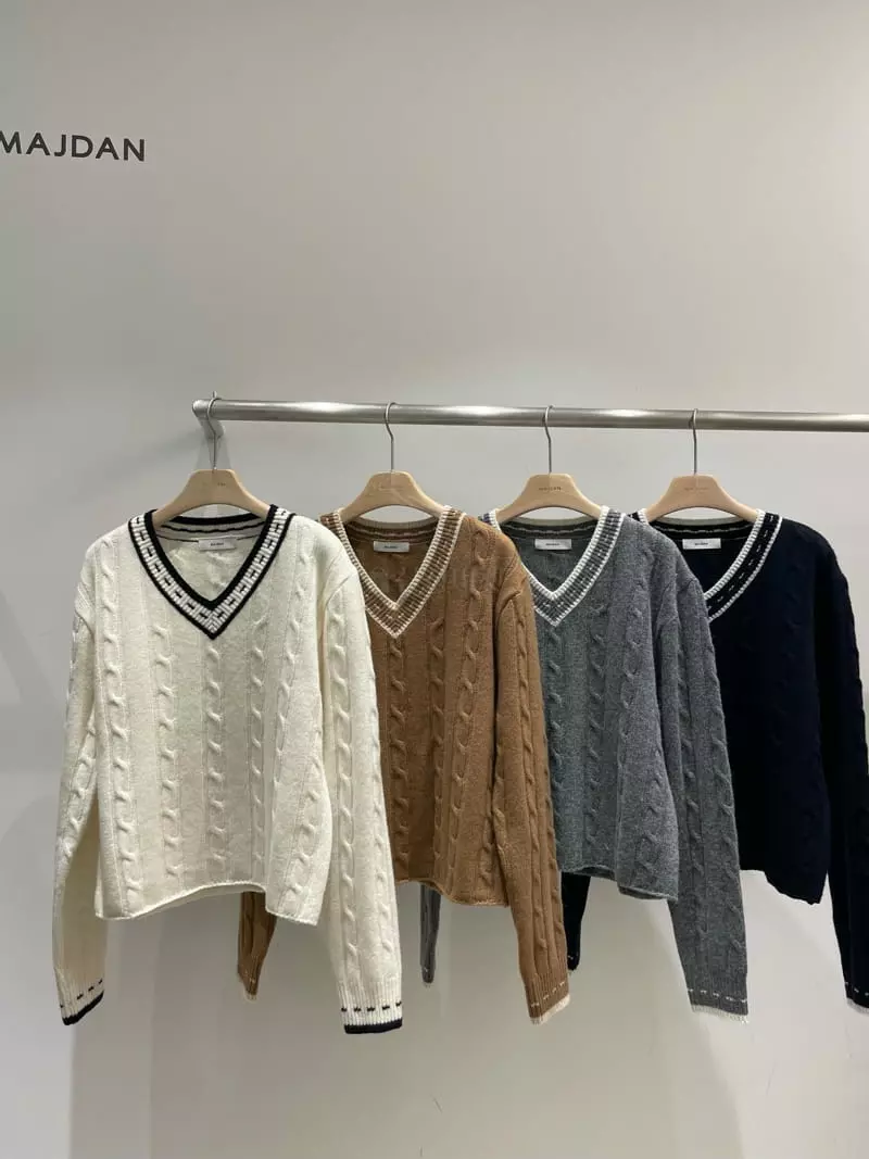 Majdan - Korean Women Fashion - #momslook - Charile Knit Tee - 2