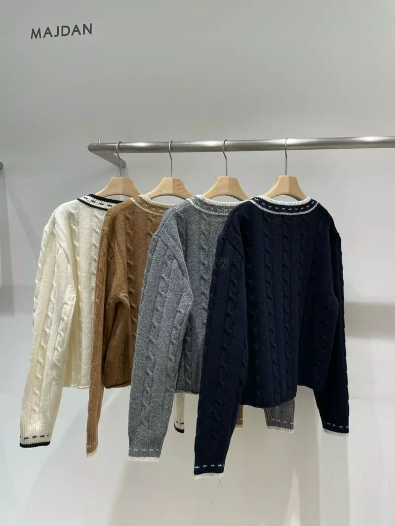 Majdan - Korean Women Fashion - #momslook - Charile Knit Tee - 6