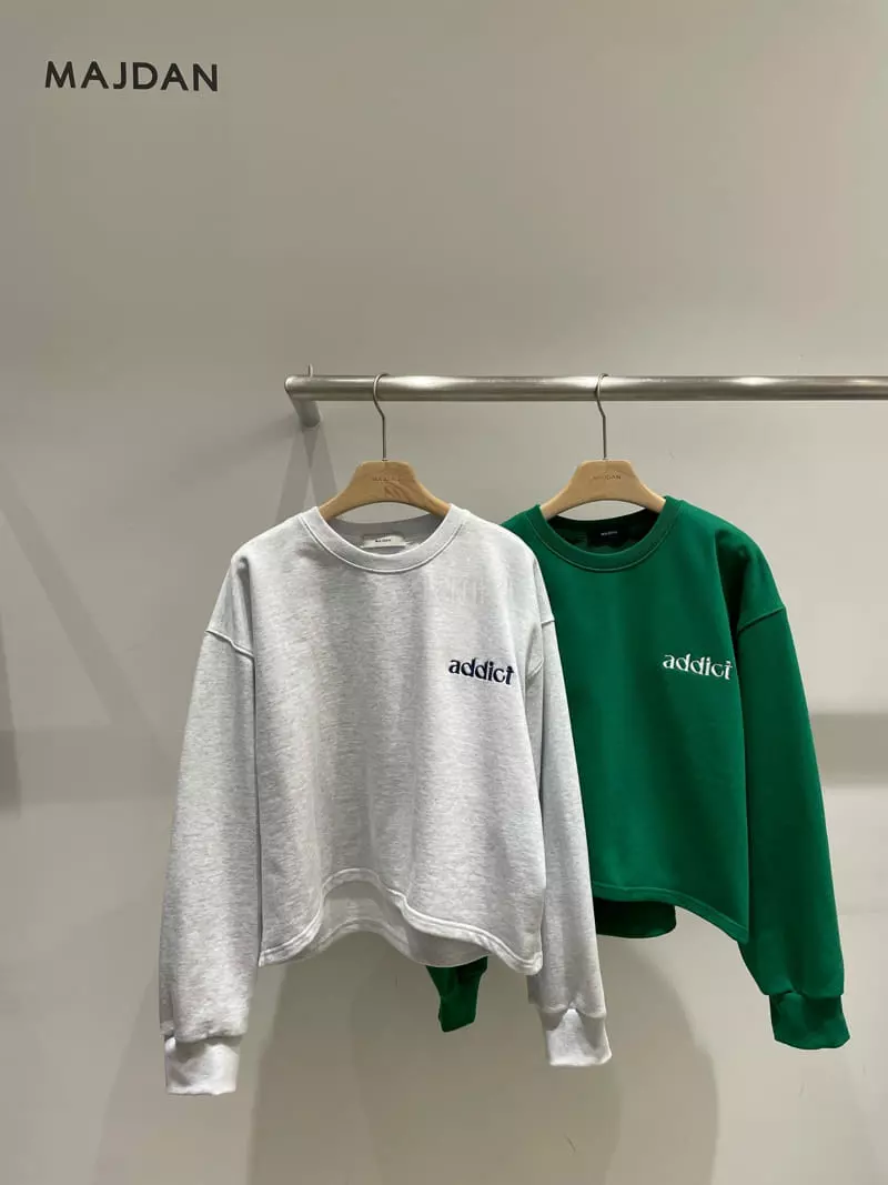 Majdan - Korean Women Fashion - #momslook - Addict Sweatshirt - 6