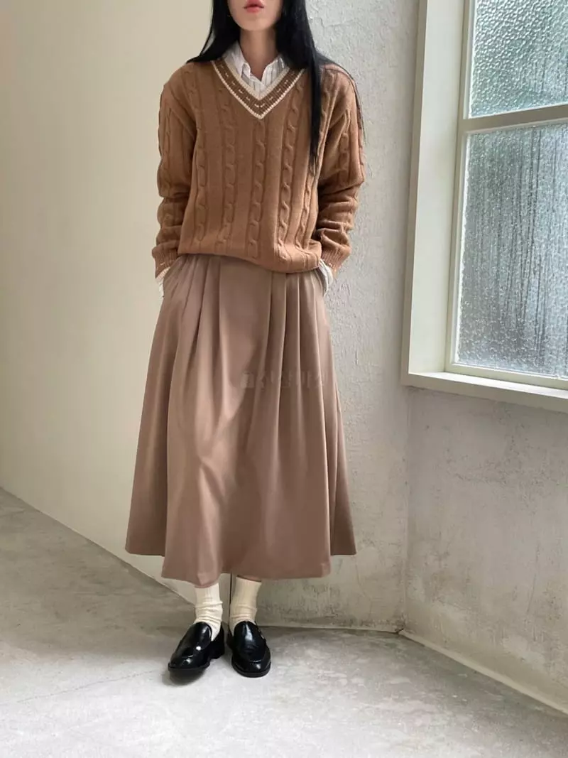 Majdan - Korean Women Fashion - #womensfashion - Charile Knit Tee
