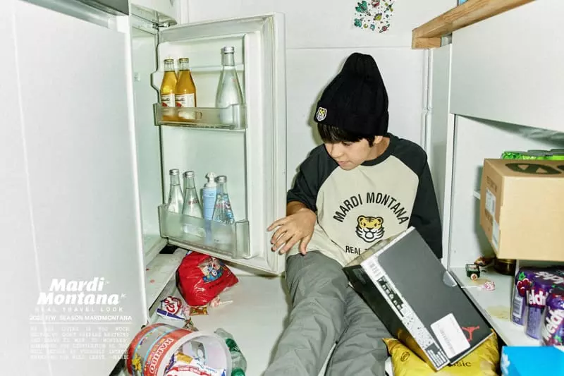 Mardi Montana - Korean Children Fashion - #kidsshorts - Tiger Raglan Tee - 4