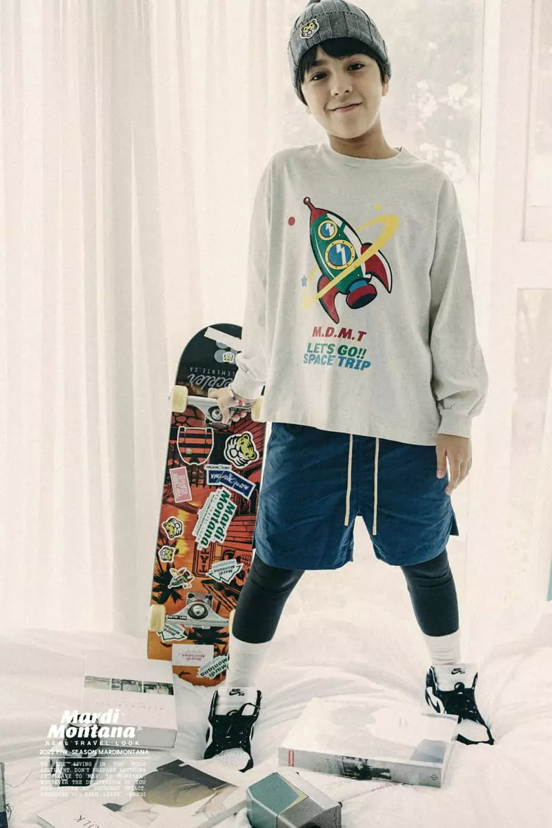 Mardi Montana - Korean Children Fashion - #kidzfashiontrend - Rocket Tee - 3