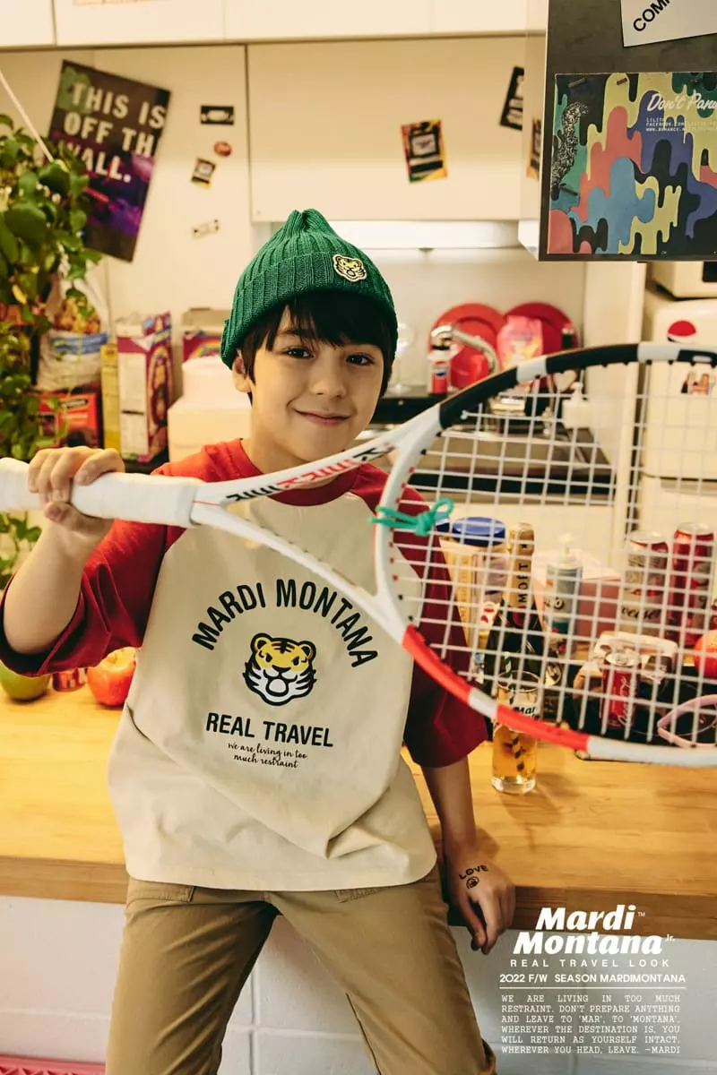 Mardi Montana - Korean Children Fashion - #magicofchildhood - Tiger Raglan Tee - 8
